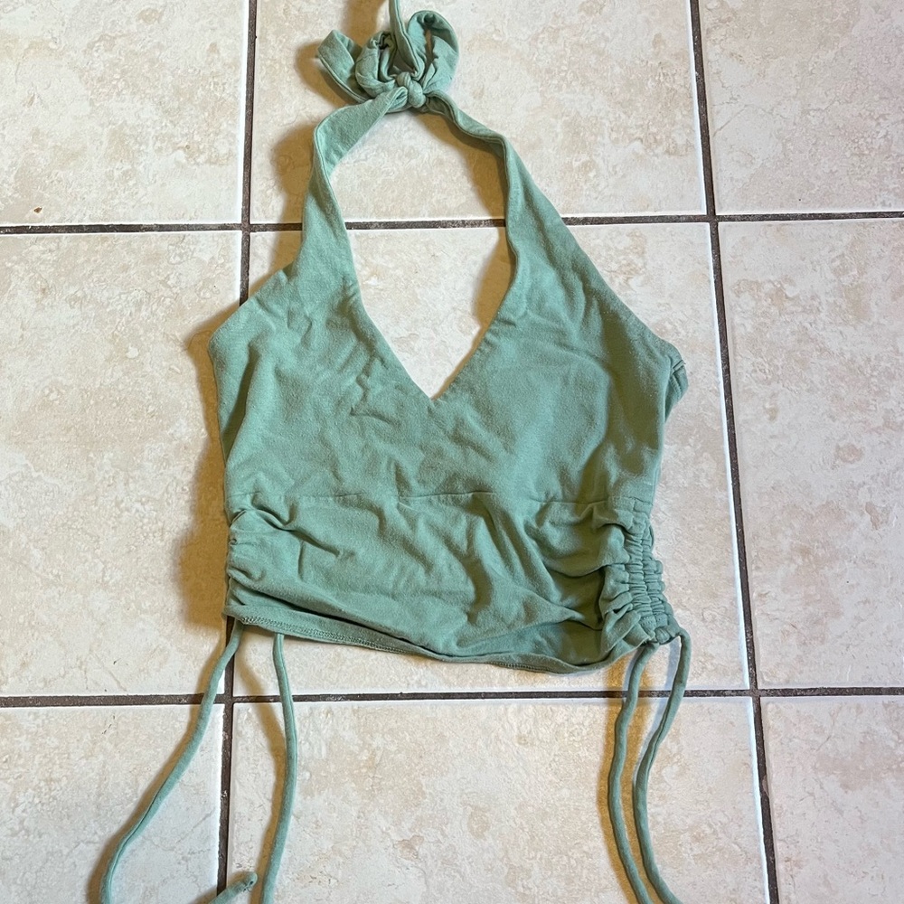 Hollister Green halter top